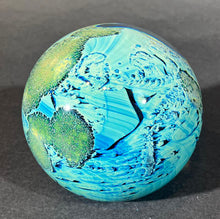 Load image into Gallery viewer, Josh Simpson Contemporary Glass: 3.5" Possibly Inhabited Planet