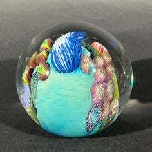 Load image into Gallery viewer, Josh Simpson Contemporary Glass: 3.5" Blue New Mexico Megaplant