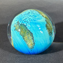 Load image into Gallery viewer, Josh Simpson Contemporary Glass: 3.5" Possibly Inhabited Planet