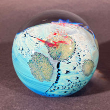 Load image into Gallery viewer, Josh Simpson Contemporary Glass: 3.5" Possibly Inhabited Planet