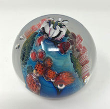 Load image into Gallery viewer, Josh Simpson Contemporary Glass: 3" Heart Inhabited Planet