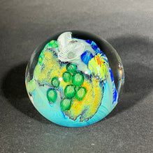 Load image into Gallery viewer, Josh Simpson Contemporary Glass: 3.5" Blue New Mexico Megaplanet