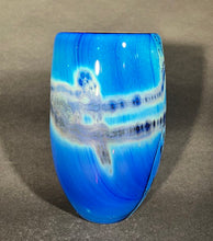 Load image into Gallery viewer, Josh Simpson Contemporary Glass: Blue New Mexico Vase
