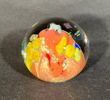 Load image into Gallery viewer, Josh Simpson Contemporary Glass: 3" Red New Mexico Inhabited Planet