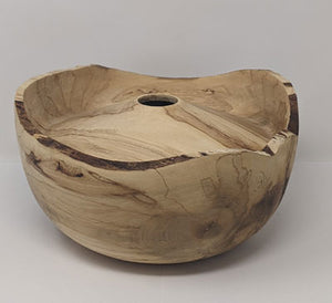 Lou Wallach: Spalted Maple Crater Vessel