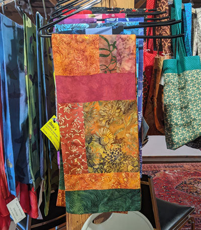 Annie Collins: Autumn Colors Batik Scarf