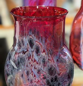 Josh Simpson Contemporary Glass: Ruby Red New Mexico Tumbler