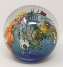 Load image into Gallery viewer, Josh Simpson Contemporary Glass: 5.25&quot; Heart Megaplanet 1.3.24