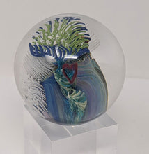 Load image into Gallery viewer, Josh Simpson Contemporary Glass: 1.75&quot; Heart Planet