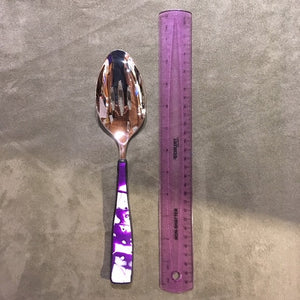Lynn Hurley Designs: Large Slotted Spoon in Purple