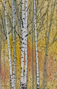 Polly French: 5 Cards, Birches