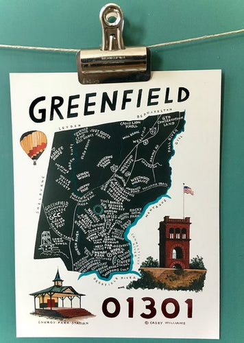 Casey Williams: Greenfield Map