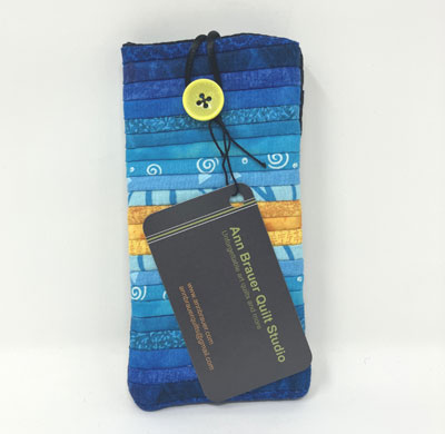 Ann Brauer: Quilted Eye Glass Case