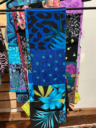 Annie Collins: Blue and Black Scarf