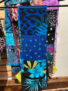 Annie Collins: Blue and Black Scarf