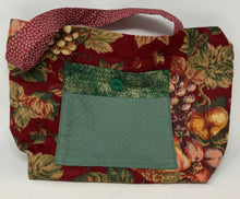 Load image into Gallery viewer, Annie Collins: Wine Red and Sage Green Bag