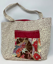 Load image into Gallery viewer, Annie Collins: Cranes and Flowers Bag