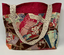 Load image into Gallery viewer, Annie Collins: Cranes and Flowers Bag