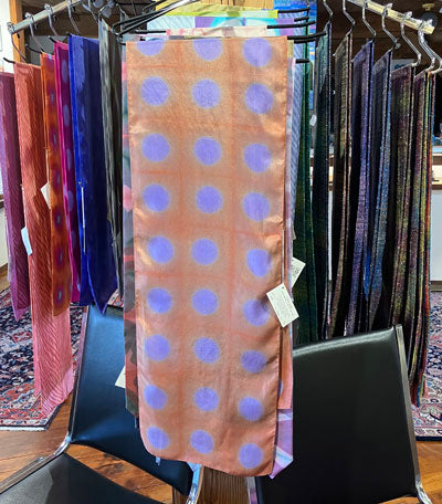Amy Meltzer: Purple Circles Scarf