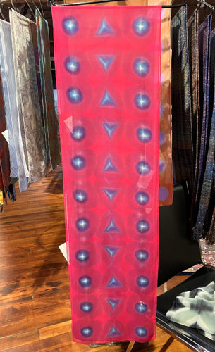 Amy Meltzer: Magenta Chiffon Scarf