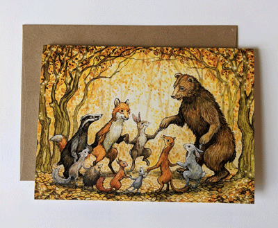 Astrid Sheckels: Woodland Reel Card
