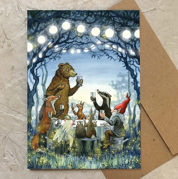 Astrid Sheckels: Moonlight Feast Card