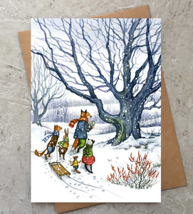 Astrid Sheckels: Through the Snow With Hector Fox Card