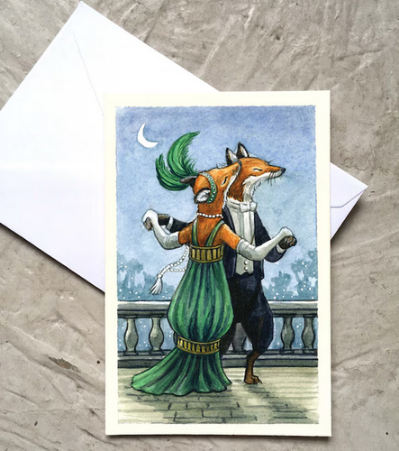 Astrid Sheckels: Foxtrot By Moonlight Card