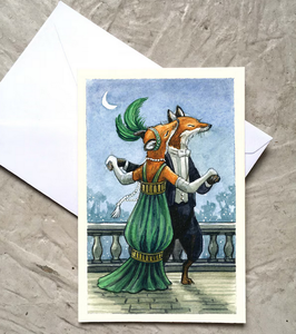 Astrid Sheckels: Foxtrot By Moonlight Card