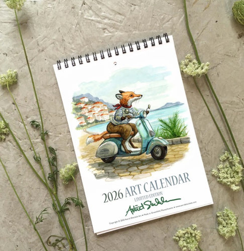 Astrid Sheckels: 2026 Small Art Calendar