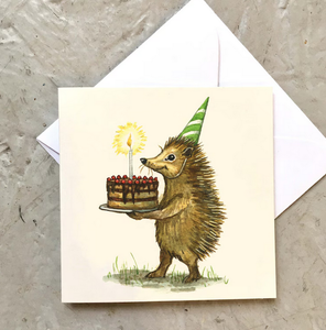 Astrid Sheckels: Reading Hedgie Card