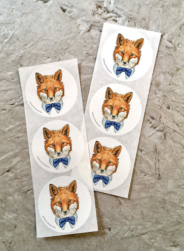 Astrid Sheckels: Hector Fox Stickers