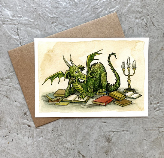 Astrid Sheckels: Bookworm Card