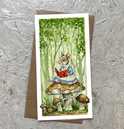 Astrid Sheckels: Tilly Mouse Money Card