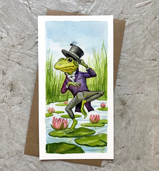 Astrid Sheckels: Monsieur Long Legs Card