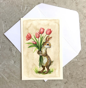 Astrid Sheckels: Tulip Bunny Card