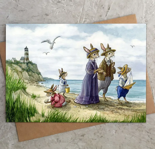 Astrid Sheckels: Seaside Stroll Card