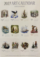 Load image into Gallery viewer, Astrid Sheckels: 2027 Small Art Calendar