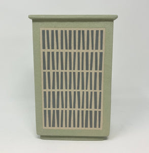 Andrew Van Assche: 9" Square Vase