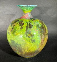 Load image into Gallery viewer, Bob Green: New Glaze Raku Vase