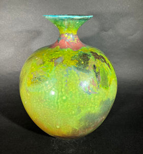 Bob Green: New Glaze Raku Vase