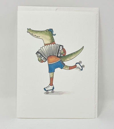 Chaldea Emerson Deyman: Gator Accordion Card