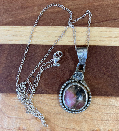Homestone Jewelry & Designs: Rhodanite Necklace