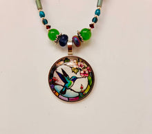 Load image into Gallery viewer, Caitlin Keyes: Hummingbird Pendant Necklace