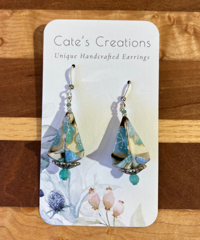 Caitlin Keyes: Origami Washi Earrings