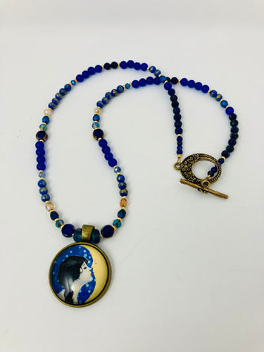 Caitlin Keyes: Lady and the Moon Pendant Necklace