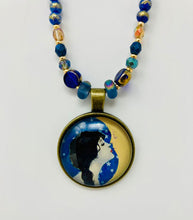 Load image into Gallery viewer, Caitlin Keyes: Lady and the Moon Pendant Necklace
