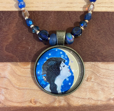 Caitlin Keyes: Lady and the Moon Pendant Necklace