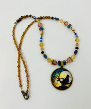 Load image into Gallery viewer, Caitlin Keyes: Cat and Tree Pendant Necklace
