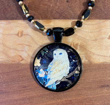 Load image into Gallery viewer, Caitlin Keyes: Gemstone Owl Pendant Necklace
